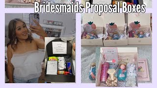 DIY Bridesmaids Proposal Boxes  Wedding Series [upl. by Jim997]