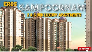 2 BHK Flats EROS SAMPOORNAM Noida Extension Newly Launched 70lac  Eros SampoornamGrNoida West [upl. by Nahsyar]