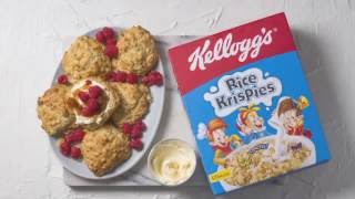 Kelloggs Rice Krispies  Drop Scones Recipe [upl. by Irdua954]