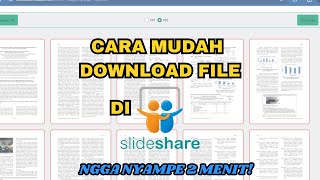 Cara Mendowonload File di SlideShare Gratis dan Mudah [upl. by Retseh316]