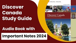 Discover Canada Study Guide Audio Book with Important Notes 2024 [upl. by Leshia]