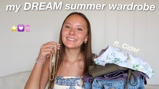 SUMMER WARDROBE HAUL ft Cider [upl. by Beall]