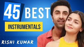 Instrumental Hindi Songs  Bollywood Music  Soft Piano Arijit Singh Jubin Nautiyal  Study  Math [upl. by Reivaz]