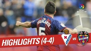 Highlights SD Eibar vs Levante UD 44 [upl. by Kissel]