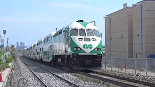 Southbound 354 pm Stouffville Line GO Train Crossing Steeles Ave amp Arriving At Milliken GO Station [upl. by Anner]