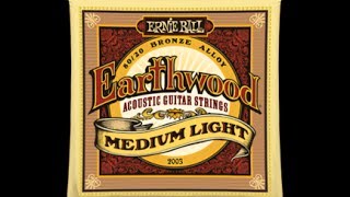 Guitar Strings Ernie Ball Earthwood Acoustic 012 guitar string review [upl. by Irakab]