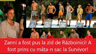 Zanni a fost pus la zid de Războinici A fost prins cu mâțan sac la Survivor România 2024 [upl. by Crim]