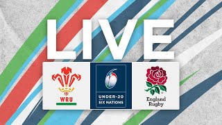 LIVE Wales v England  Match Stream  Six Nations Under20s 2021 [upl. by Cantone]