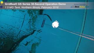 GridBee® GS Series Operation Demonstration 15 MG Tank Northern Illinois February 2016 [upl. by Mena]