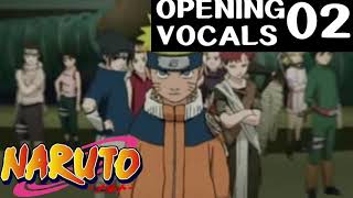 Vocals Only Haruka Kanata  Naruto Opening 02 Vocals Only [upl. by Norahs37]