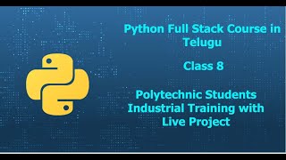 Python Full Course in Telugu  Python Tutorials in Telugu  Python in Telugu  Python for Beginners [upl. by Annaiel]