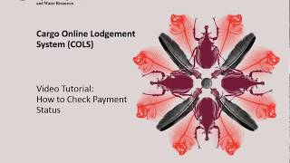 COLS Cargo Online Lodgement System How to Check Payment Status [upl. by Nelan]