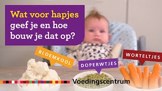 Vaste voeding voor je baby  Deel 2 De eerste baby hapjes  Voedingscentrum [upl. by Einoj]