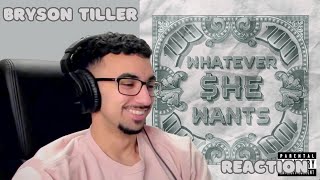 First Time Listening To Bryson Tiller  quotWhatever She Wantsquot Reaction [upl. by Hermina]