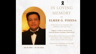 Celebration of Elmer Pinedas Life on Aug 3 2024  Green Lawn Funeral Homes Panama Bakersfield [upl. by Elboa]