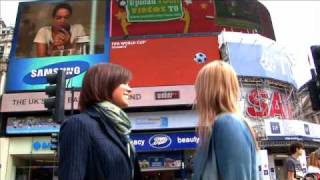 World Cup Sign in Piccadilly Circus by McDonalds [upl. by Renmus]