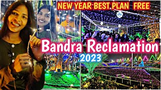 Bandra Reclamation Wonderland 2023 😨FREE😨 best place for new year celebration 2023  newyear2024 [upl. by Kcarb]