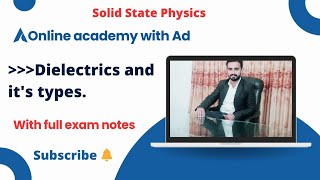 DielectricsDielectrics in UrduHindiTypes of dielectricsPolar and nonpolar dielectrics [upl. by Anead]