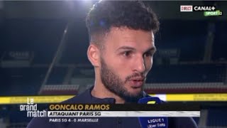 GONÇALO RAMOS  quotOn a gagné MARSEILLE avec la manièrequot  PSG 40 MARSEILLE [upl. by Golanka562]