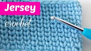 Punto jersey a crochet  105 [upl. by Dart]