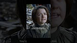 Arya saves the passerby in front of Sandor gameofthrones aryastark sandorclegane foryou movie [upl. by Eicyal]