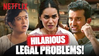 The SAVAGE Lawyers of Maamla Legal Hai  Nidhi Bisht Naila Grrewal Anant Joshi  Netflix India [upl. by Trauts]