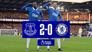 PREMIER LEAGUE HIGHLIGHTS EVERTON 20 CHELSEA [upl. by Marylin167]