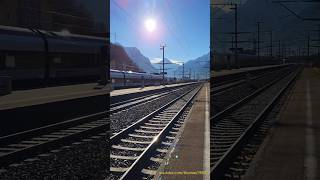 Wunderbare Zugsichtung beim Bahnhof Flüelen im Kanton Uri [upl. by Ettenot]