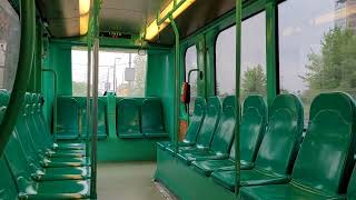 Milano inside the AnsaldoBreda Sirio quotSiriettoquot tram nr 7601 route 24 [upl. by Jimmie]