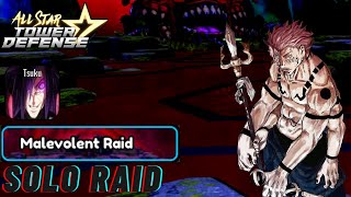 COMO COMPLETAR MALEVOLENT RAID SOLO  ALL STAR TOWER DEFENCE [upl. by Nywg]