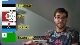 SpeechLeech E  Estonian Edo Evenki Esperanto [upl. by Xaviera]