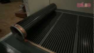 Caleo Reg floor heating installationmp4 [upl. by Cristionna]