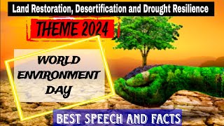 World Environment Day 2024 Theme Essay Speech GenerationRestoration [upl. by Kcoj]