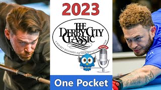 CRAZY ENDING Corey Deuel vs Evan Lunda  One Pocket  2023 Derby City Classic rd 9 [upl. by Luas137]