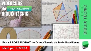 📹VÍDEO CURS 1r Batxillerat 📐 ✏️ Dibuix Tècnic 📏  🏖️ Ideal per lESTIU [upl. by Vevay667]