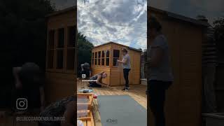 Build our 8x6 Shire Sun Pent Shiplap Potting Shed with walkintheparquet [upl. by Clarey]