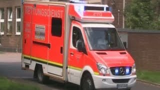 Rettungsdienst BF Düsseldorf FW 7 Wersten [upl. by Leftwich]