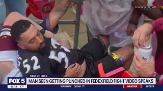 Ravens fan assaulted in viral FedEx Field brawl breaks silence [upl. by Enyr]