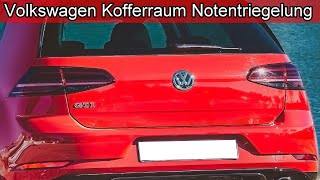 Golf 4 GTI R  Heckklappenöffnung Golf 5 mit Kamera [upl. by Godliman]