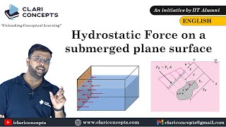 Hydrostatic Force on the planeSurface explained with real life examples English [upl. by Madai154]