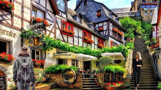 EGUISHEIM  DECLARED THE MOST BEAUTIFUL VILLAGE IN FRANCE  A PLACE WITH IMPRESSIVE ARCHITECTURE [upl. by Iclek64]