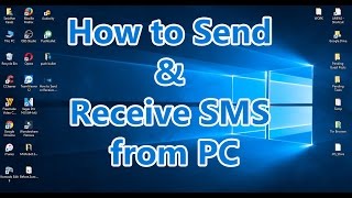 How to Send or Receive SMS amp Get Phone Calls on PC for Free [upl. by Hsuk]