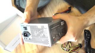 InterTech SL500A 500W PSU Unboxing amp Installation [upl. by Navada]