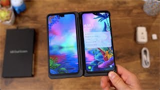 LG G8X ThinQ Unboxing Dual Screens [upl. by Aikcir934]