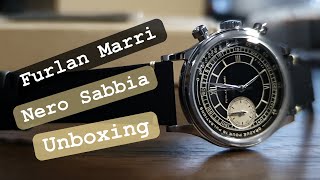 Furlan Marri Nero Sabbia Unboxing Closer Look and Initial Thoughts  Seiko VK64 mecaquartz [upl. by Yaja983]