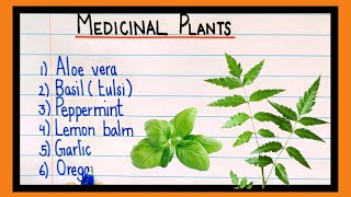 medicinal plant namesmedicinal plants name [upl. by Coleen113]