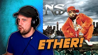 Nas  Ether JayZ diss  Brit REACTS to HipHop  DISS SZN [upl. by Bouchier]