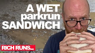 Wet parkrun sandwich at Nonsuch Park  RICH RUNS [upl. by Giverin726]