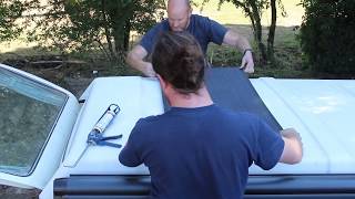 How To Install A 100W Solar Panel Kit J42671 On A VW T25 Westfalia [upl. by Divaj]