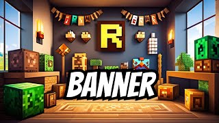 How To Make The Letter R Banner In Minecraft [upl. by Massimiliano]